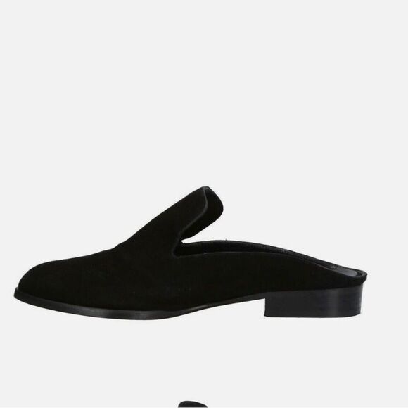 Clergerie black velvet slides 37 - Picture 1 of 8